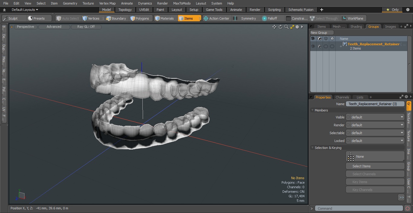 3D Teeth Replacement Retainer