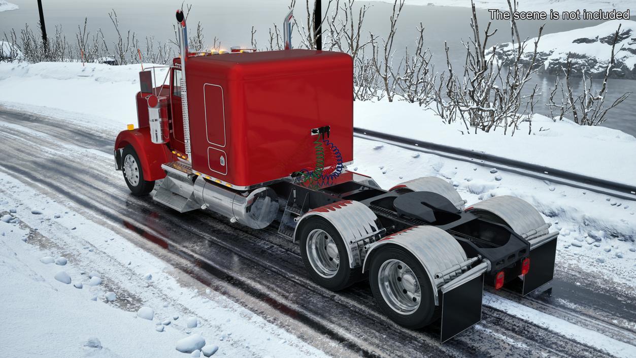 3D model Semi Trailer Truck 2