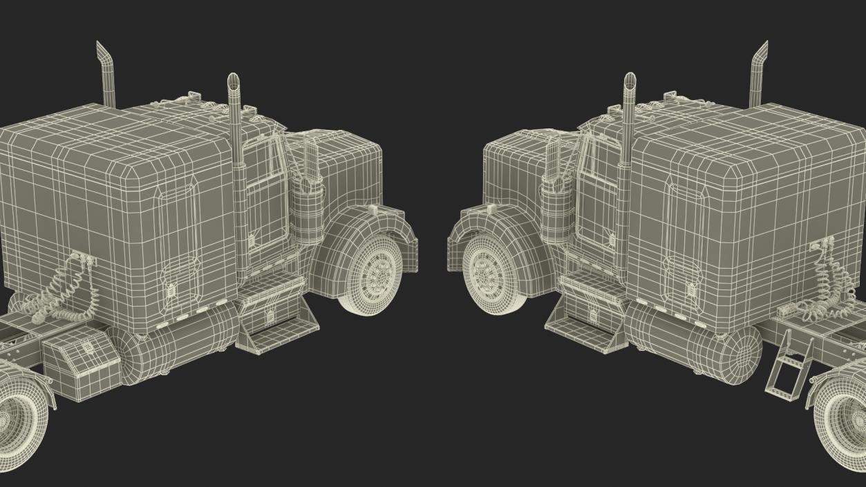 3D model Semi Trailer Truck 2