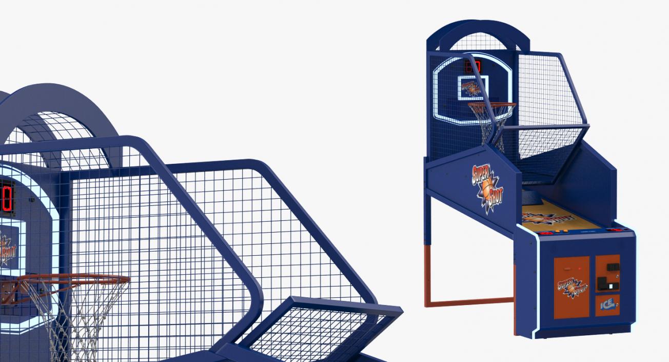 3D model Arcade Basketball Game Machine