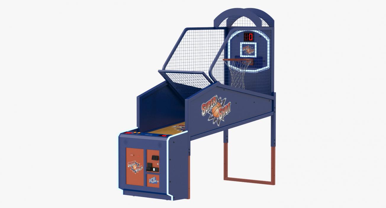 3D model Arcade Basketball Game Machine