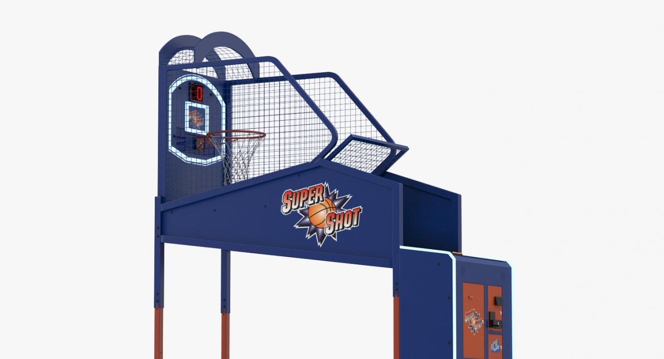 3D model Arcade Basketball Game Machine