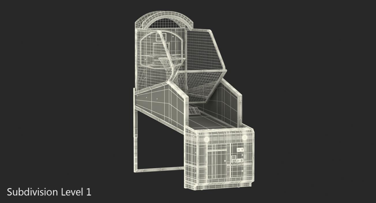 3D model Arcade Basketball Game Machine