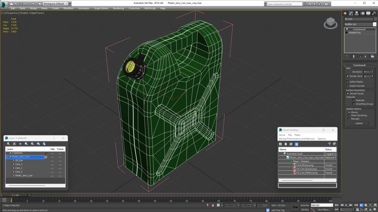 Plastic Jerry Can 3D