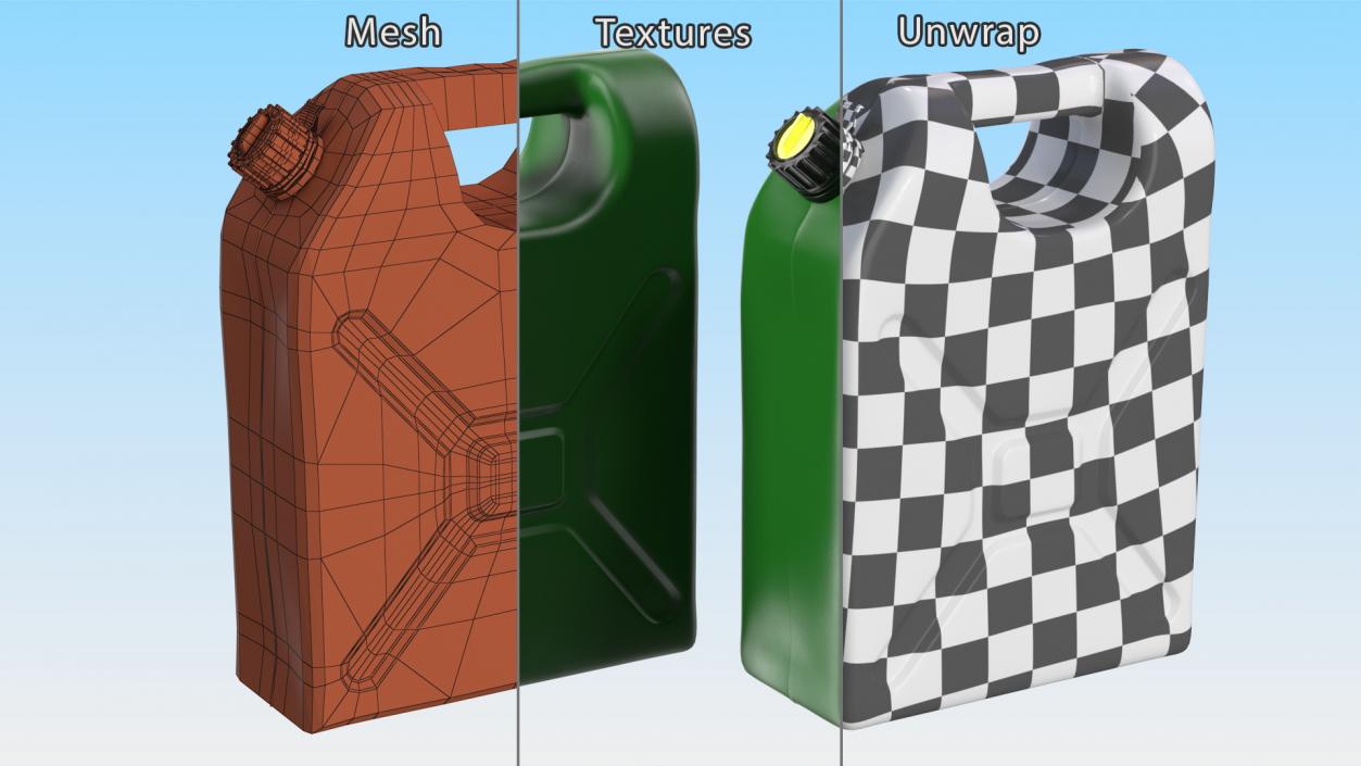 Plastic Jerry Can 3D