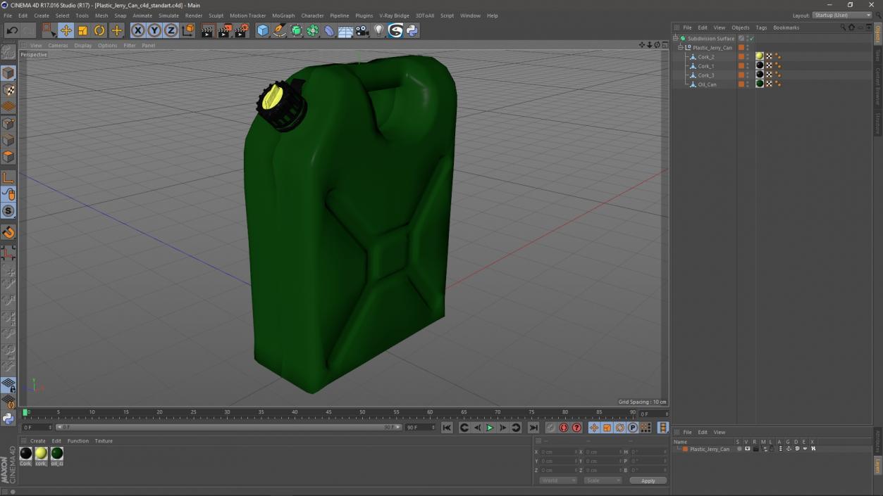 Plastic Jerry Can 3D