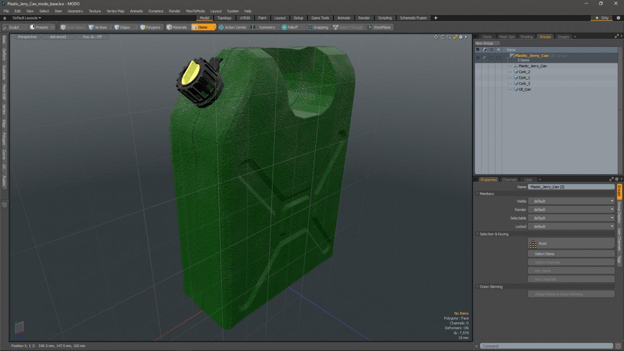 Plastic Jerry Can 3D