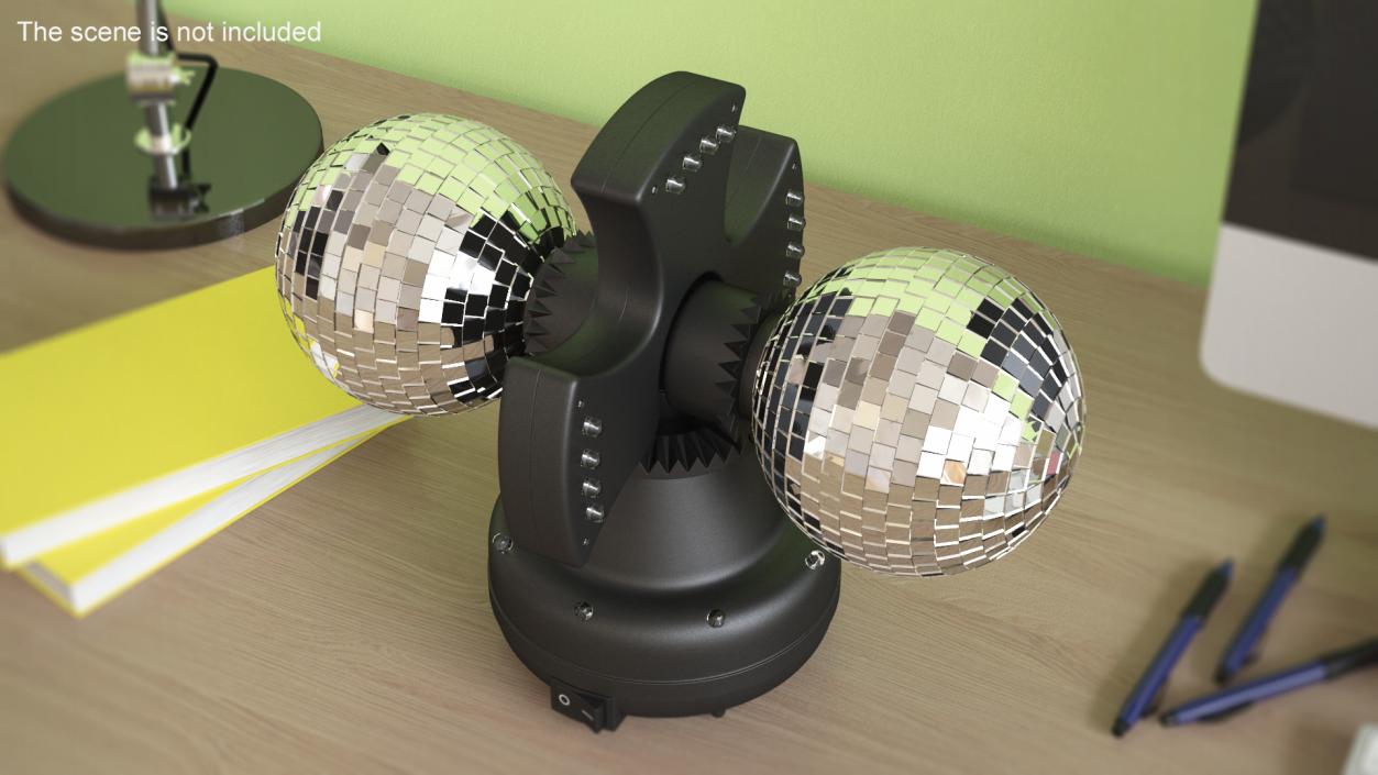 Twin Disco Mirror Ball 3D