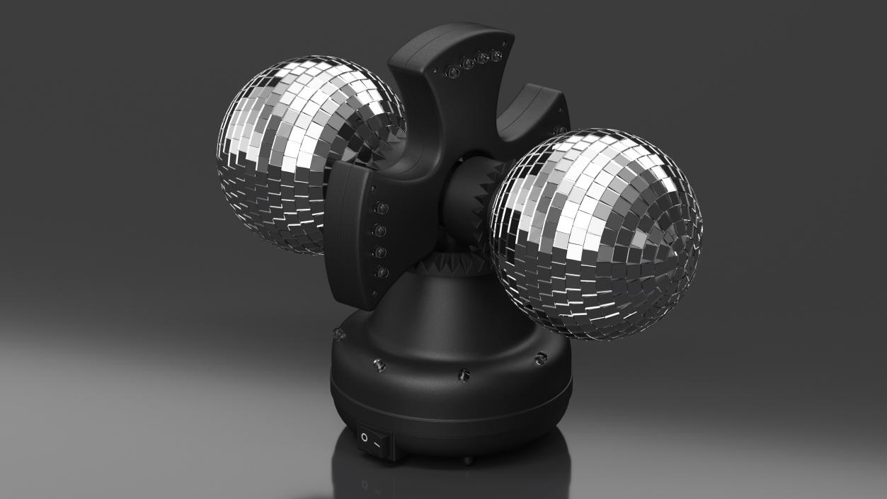 Twin Disco Mirror Ball 3D