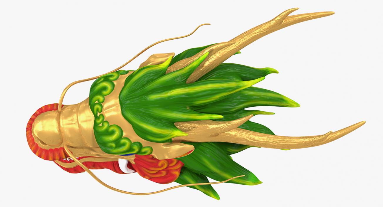 3D Chinese Dragon Head 2