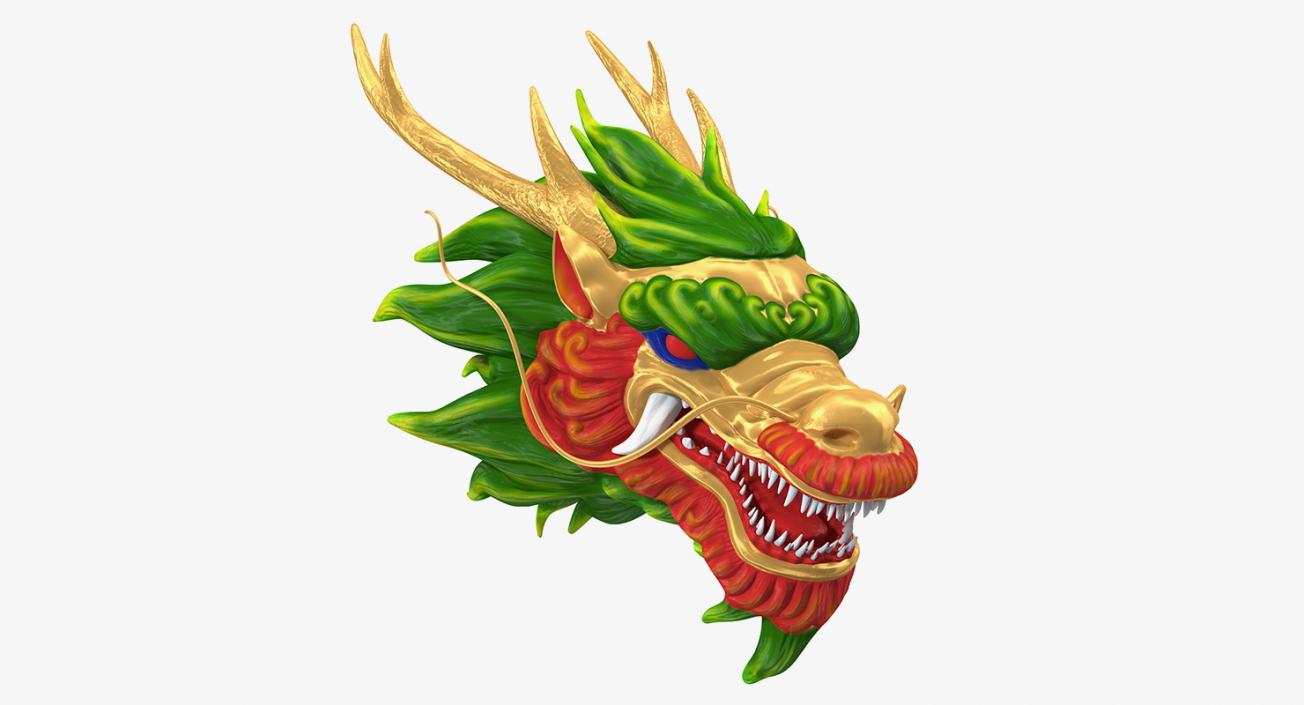 3D Chinese Dragon Head 2