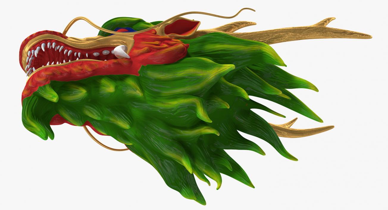 3D Chinese Dragon Head 2