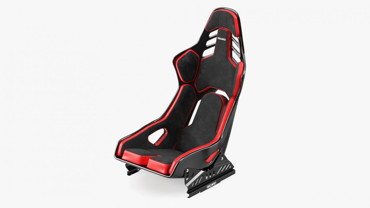 RECARO Podium CF Racing Seat Red 3D