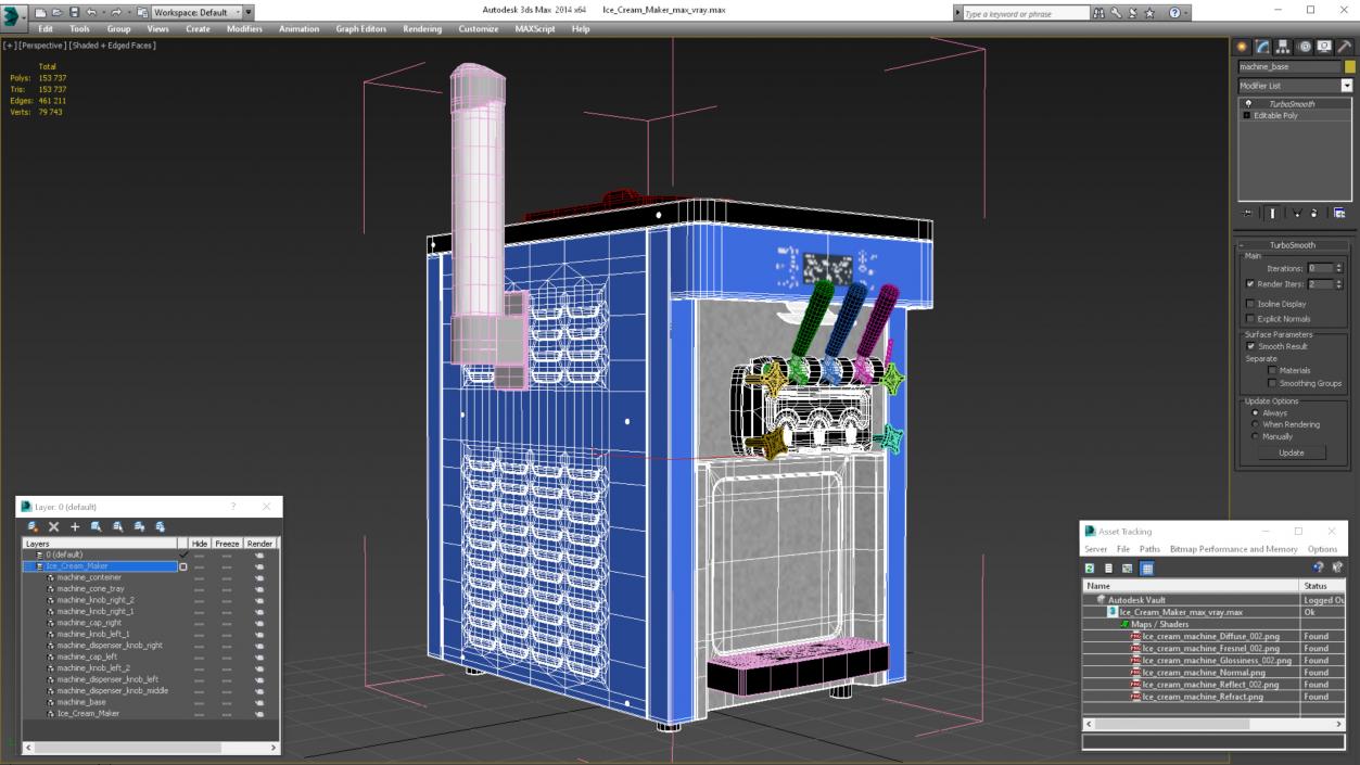 3D model Ice Cream Maker