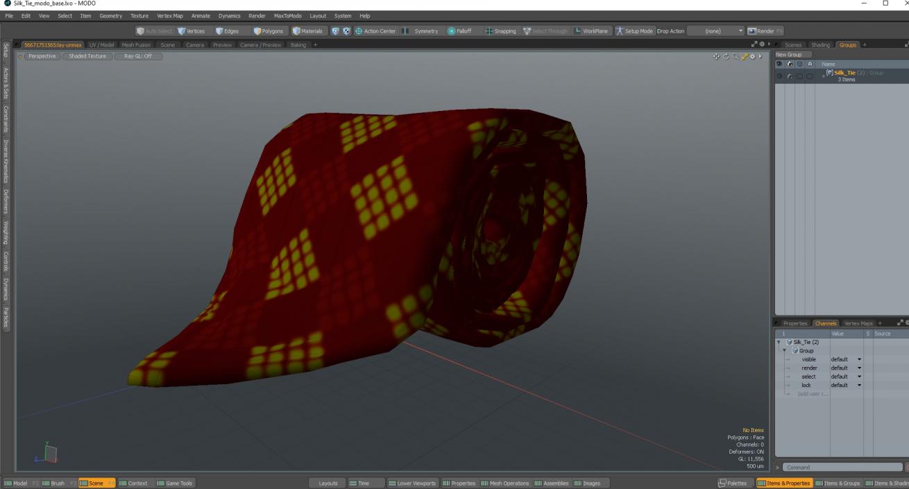 3D model Silk Tie