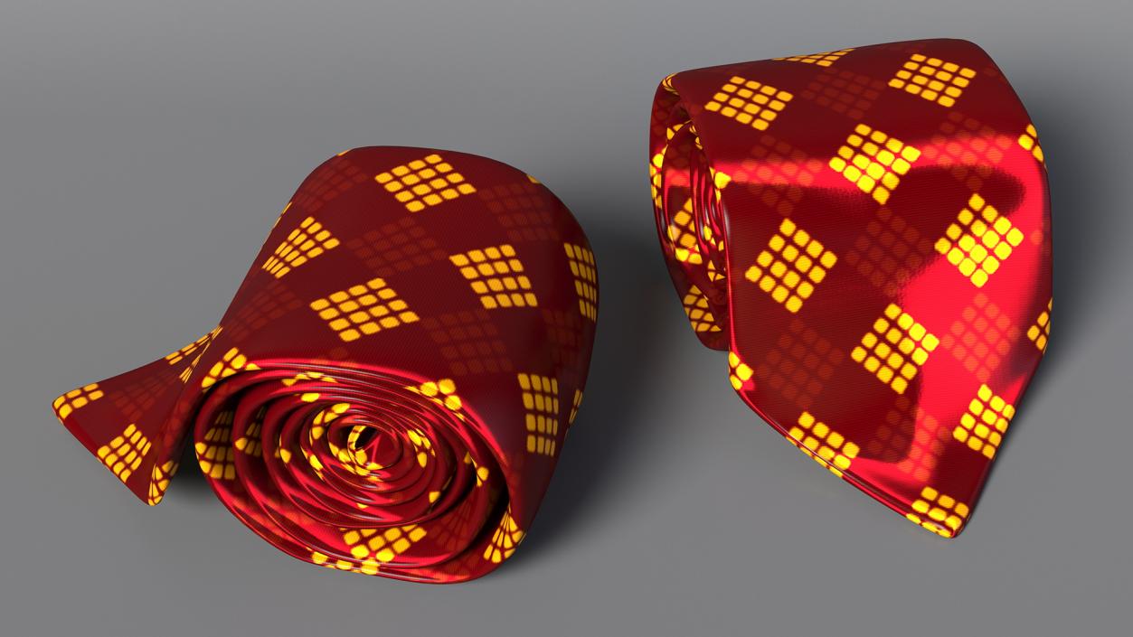 3D model Silk Tie