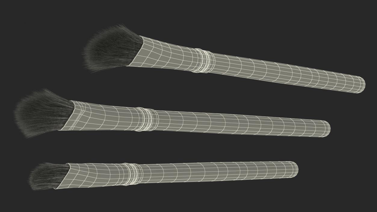 3D Concealer Detail and Blending Makeup Brush Fur