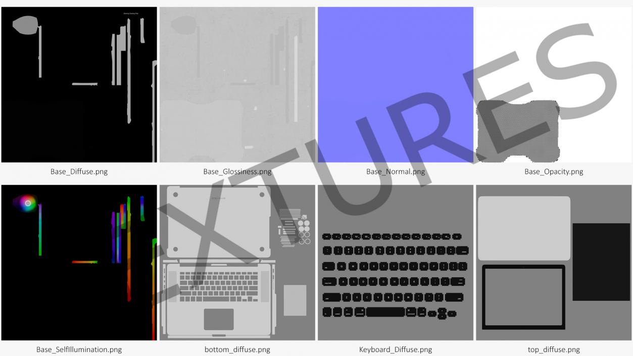 Ultraportable Laptop on RGB Cooling Pad 3D model