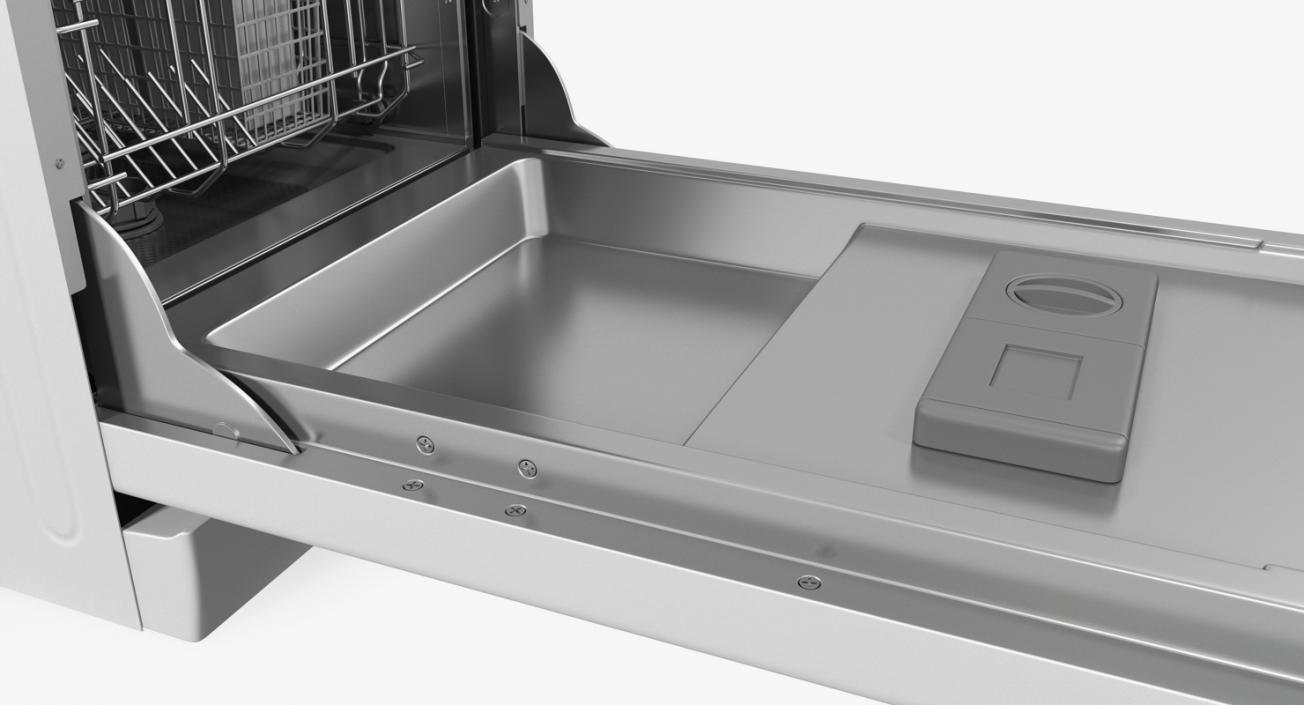 Front Control Dishwasher Machine 3D