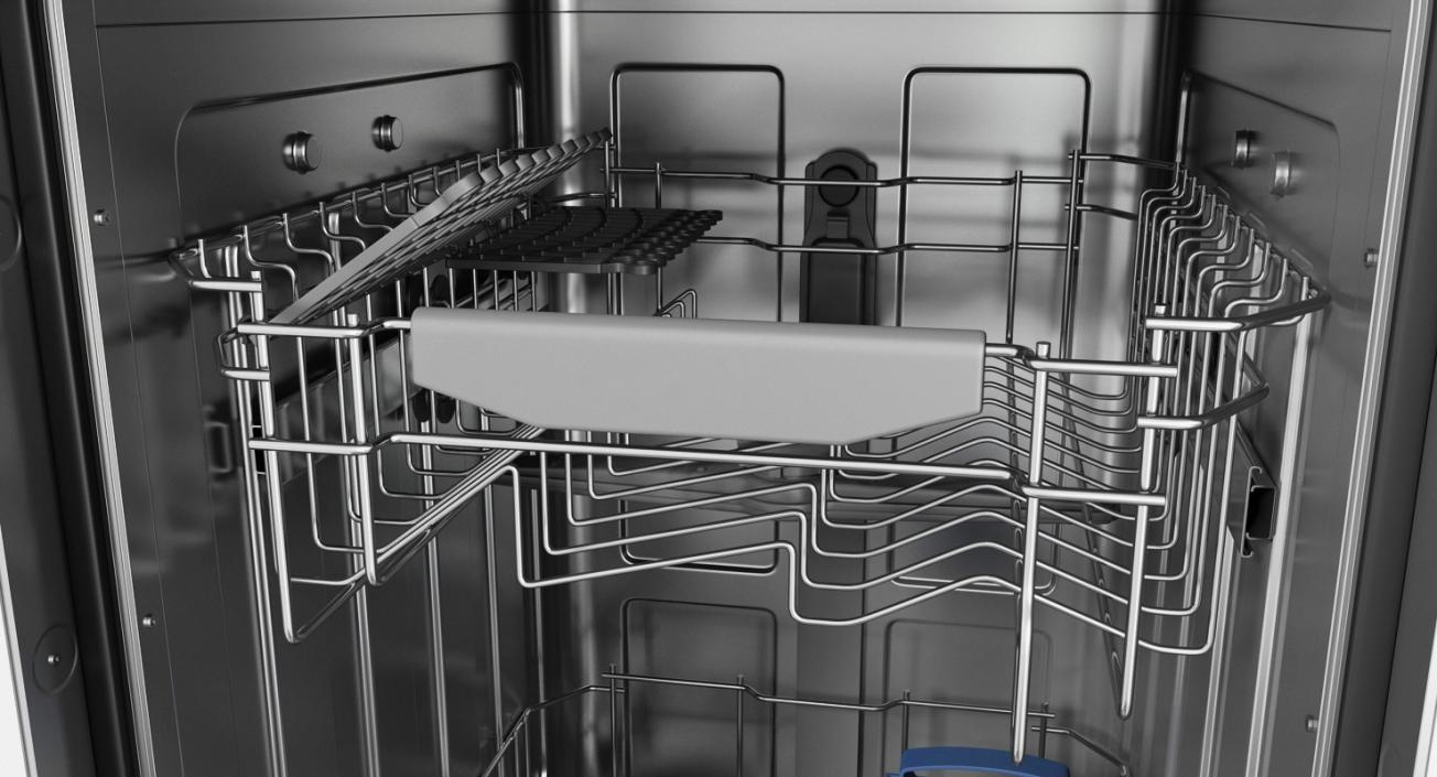 Front Control Dishwasher Machine 3D