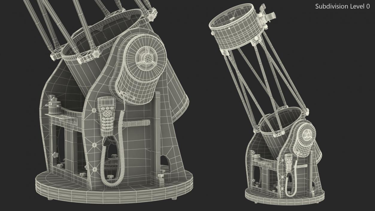 Orion SkyQuest XX16g GoTo Dobsonian Telescope Rigged 3D