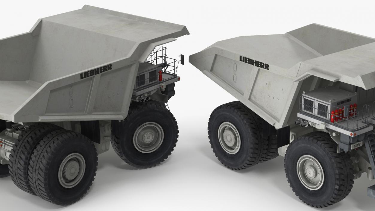 3D Liebherr T 282B Haul Truck Rigged model