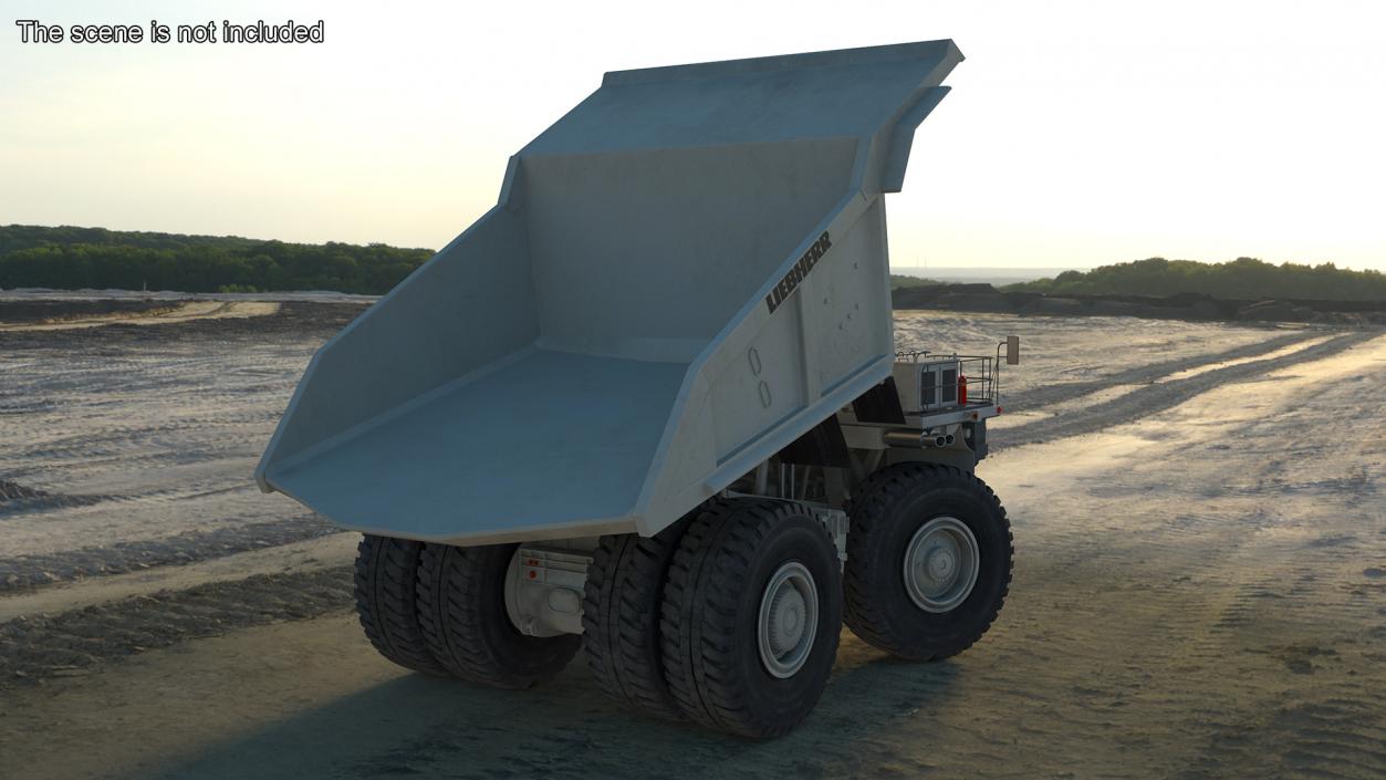 3D Liebherr T 282B Haul Truck Rigged model