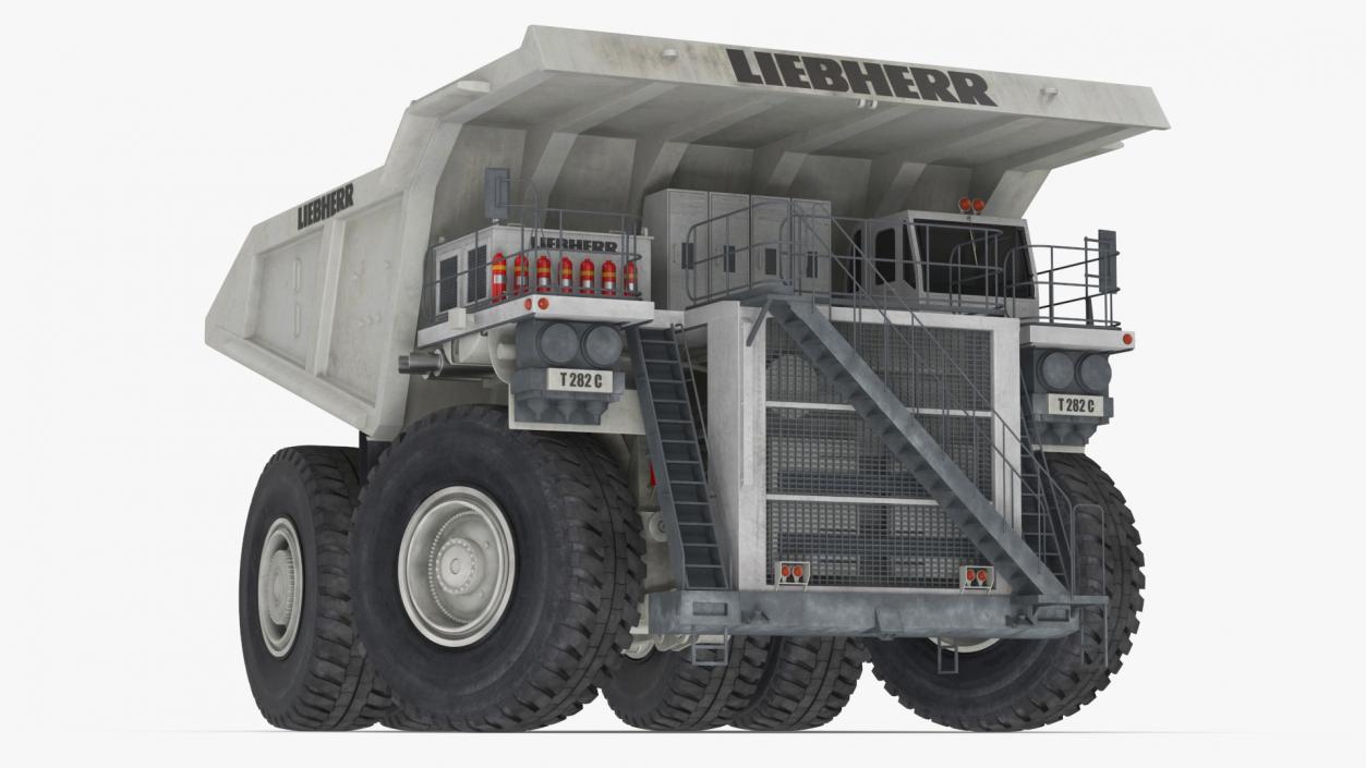 3D Liebherr T 282B Haul Truck Rigged model