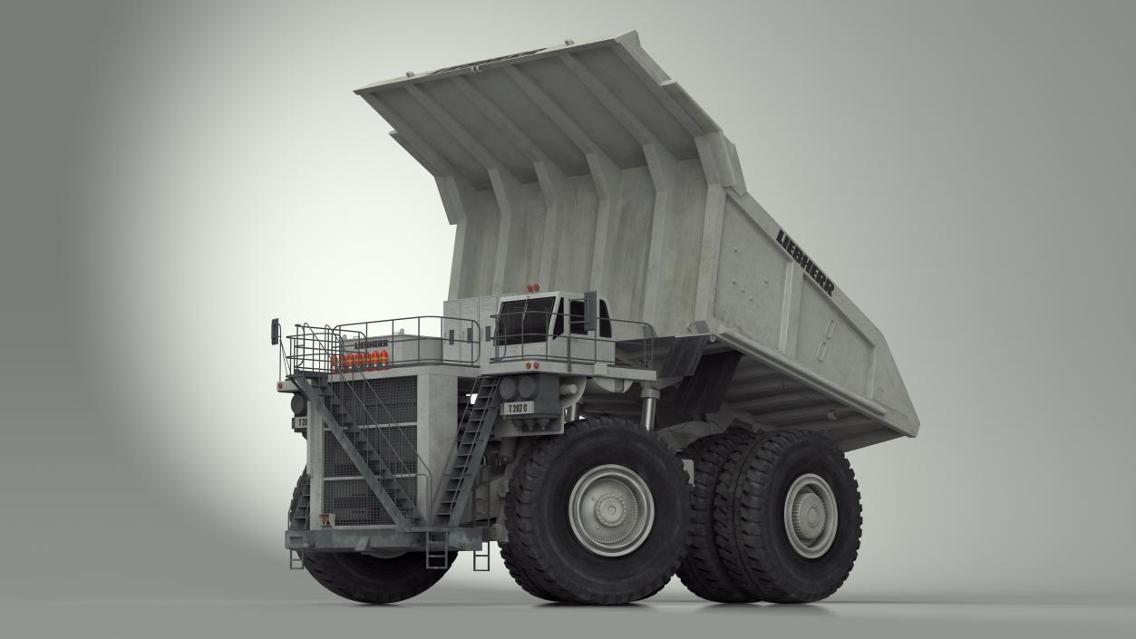 3D Liebherr T 282B Haul Truck Rigged model