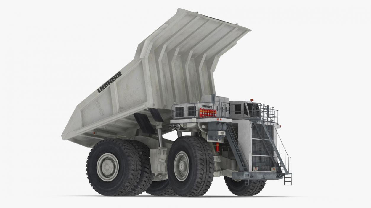 3D Liebherr T 282B Haul Truck Rigged model