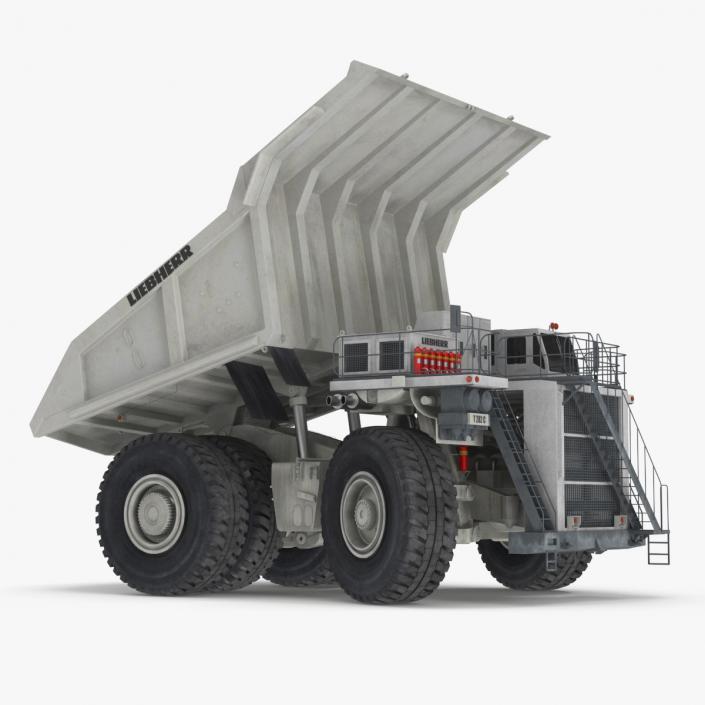 3D Liebherr T 282B Haul Truck Rigged model