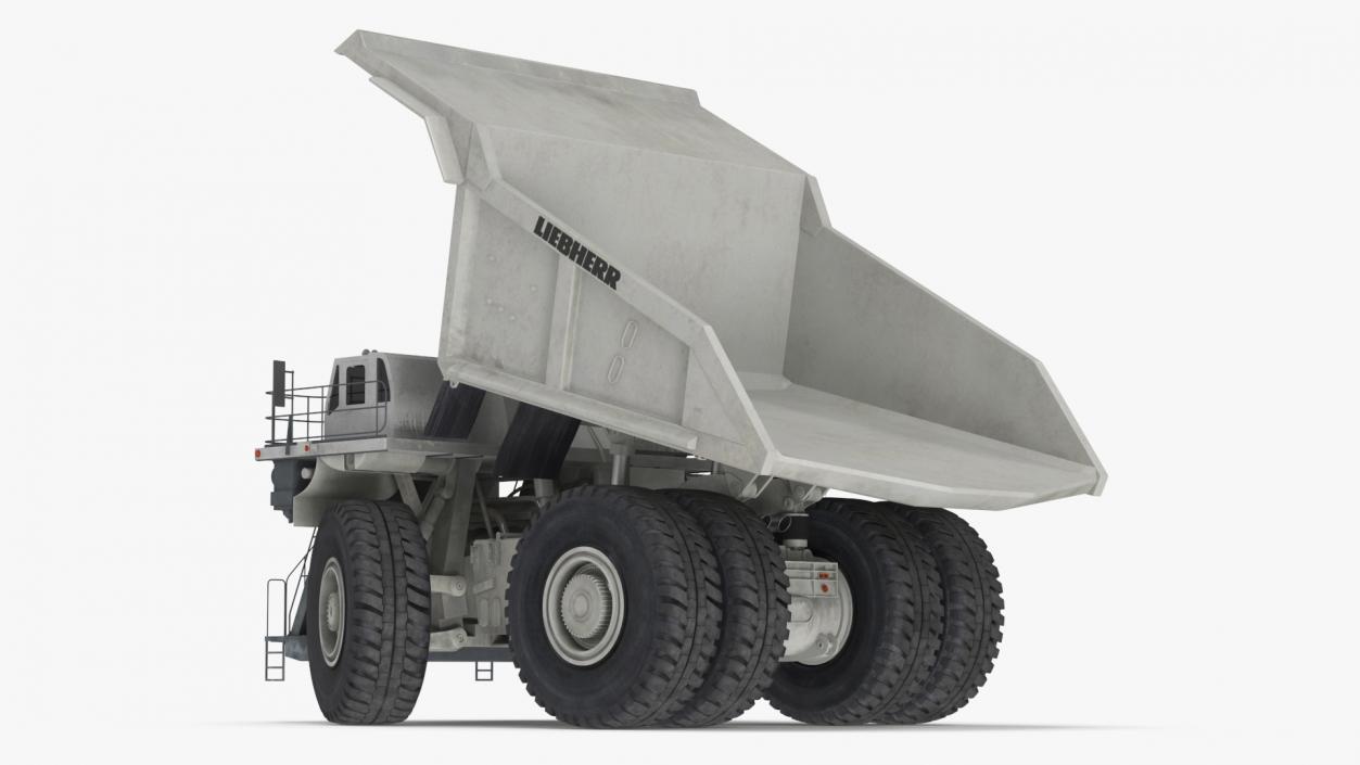 3D Liebherr T 282B Haul Truck Rigged model