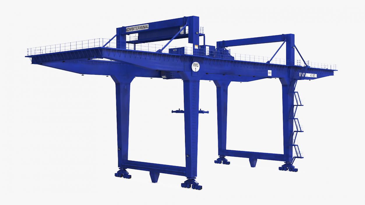 3D Gantry Crane Industrial model