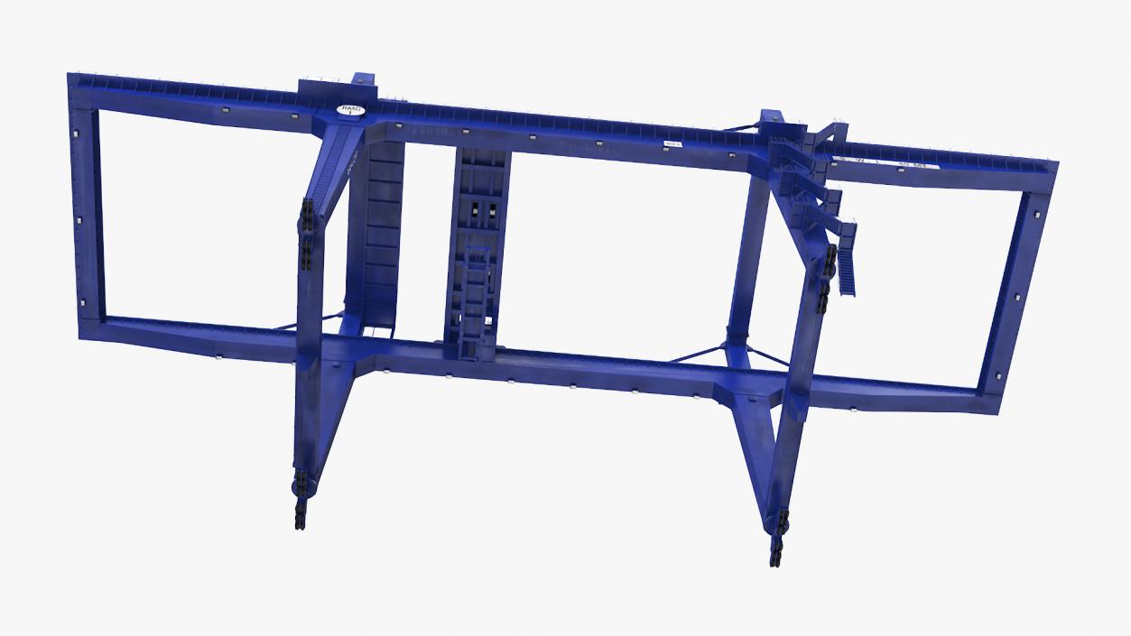 3D Gantry Crane Industrial model