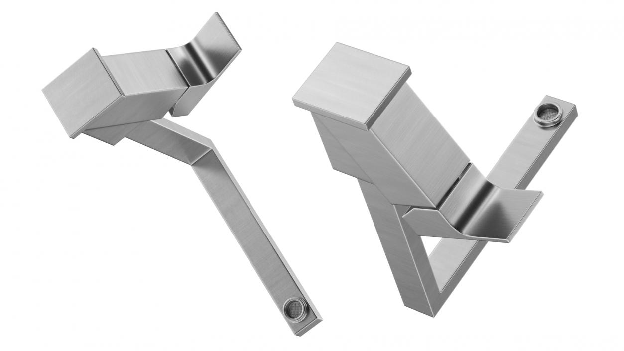 3D Angular Single Lever Kitchen Mixer Tap model