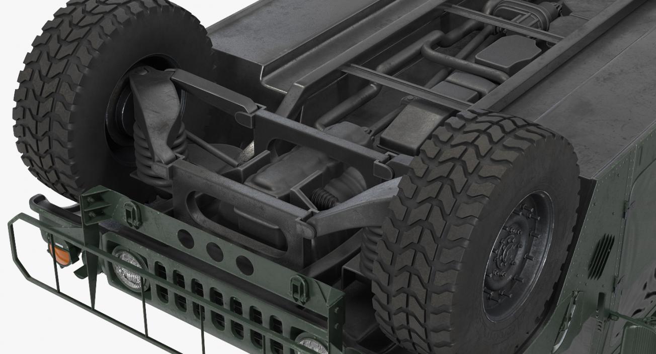 3D Shelter Carrier MSE Car HMMWV m1037 Green