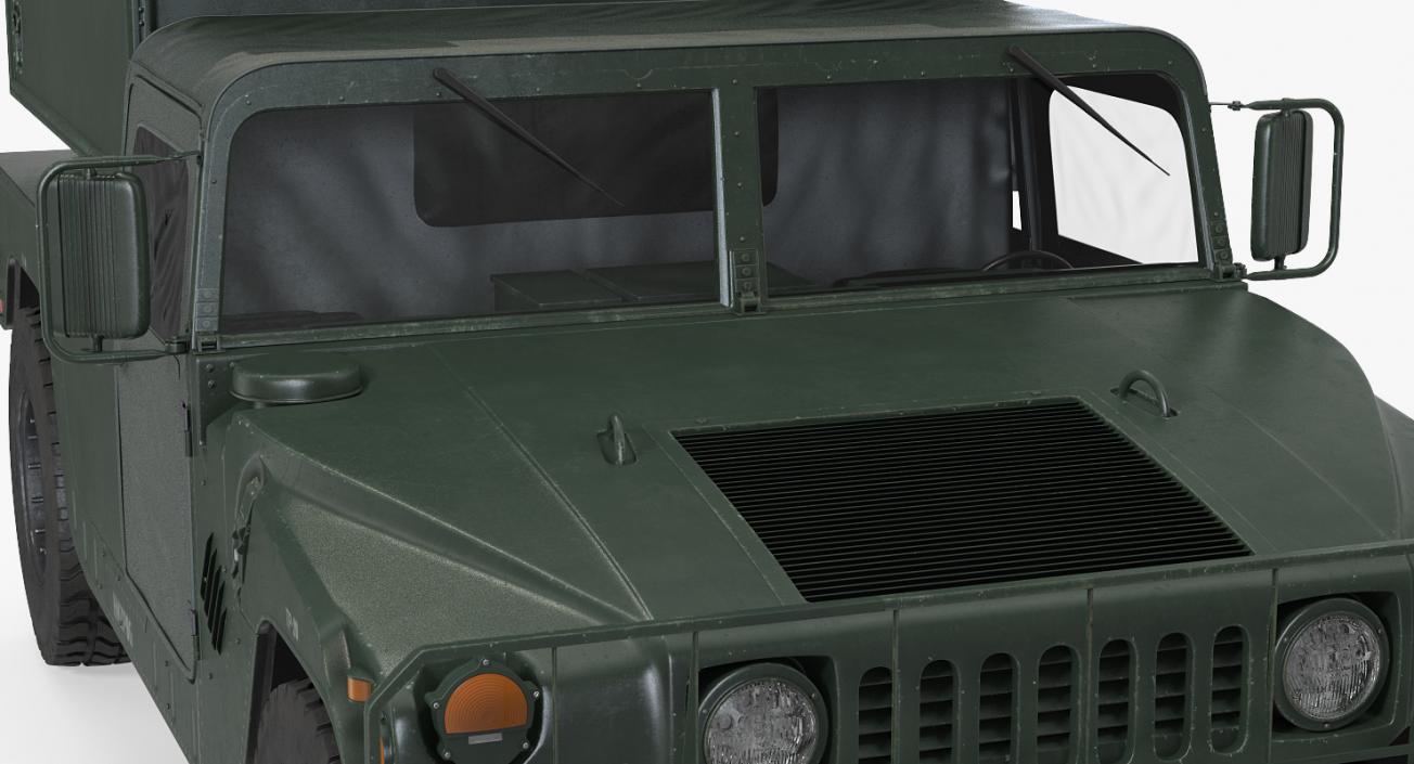 3D Shelter Carrier MSE Car HMMWV m1037 Green