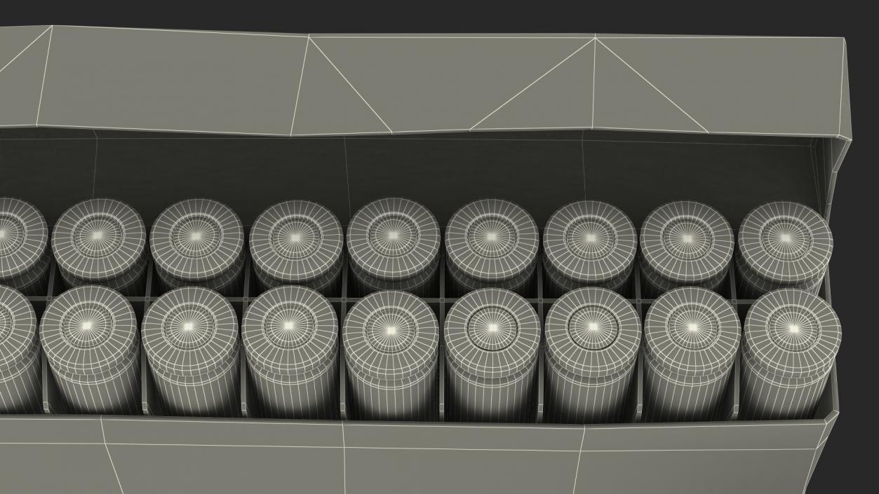 3D model Box of 5.6x39 220 Russian Cartridge