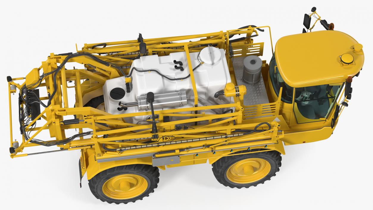 3D Self Propelled Crop Sprayer Clean model