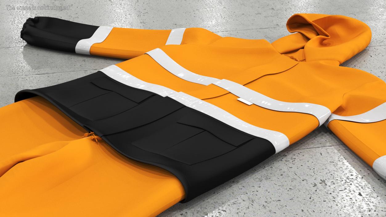 Safety Rain Suit High Visibility 3D