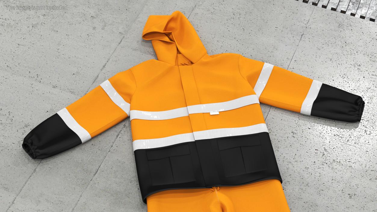 Safety Rain Suit High Visibility 3D