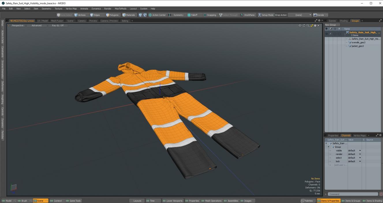 Safety Rain Suit High Visibility 3D