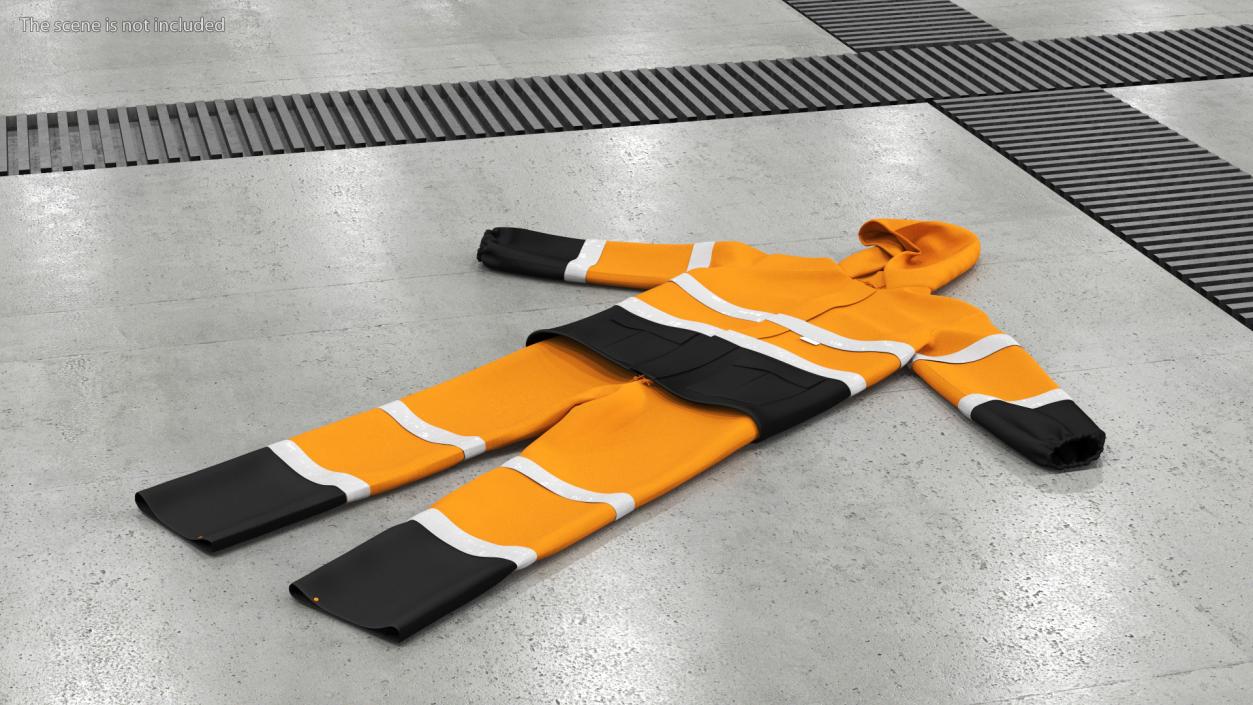 Safety Rain Suit High Visibility 3D