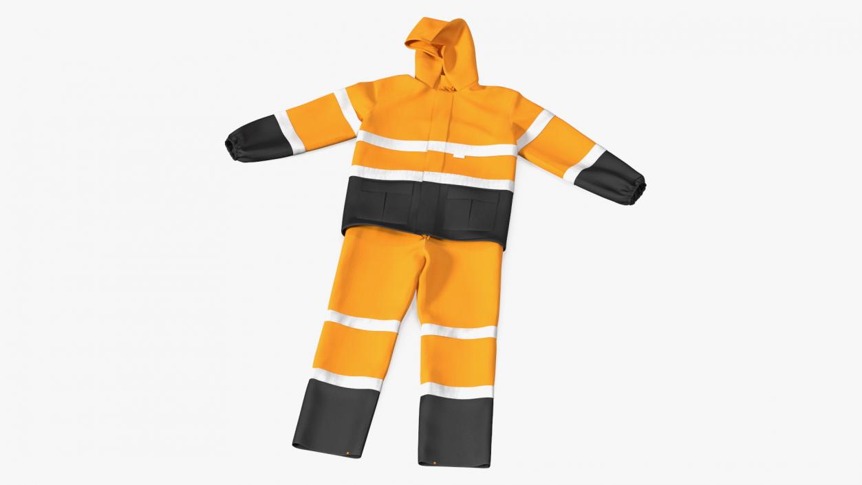 Safety Rain Suit High Visibility 3D