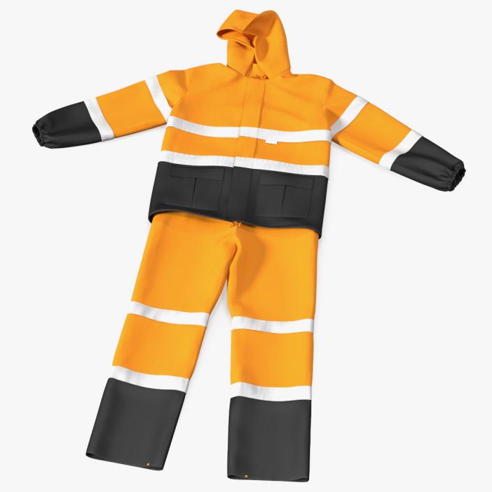 Safety Rain Suit High Visibility 3D