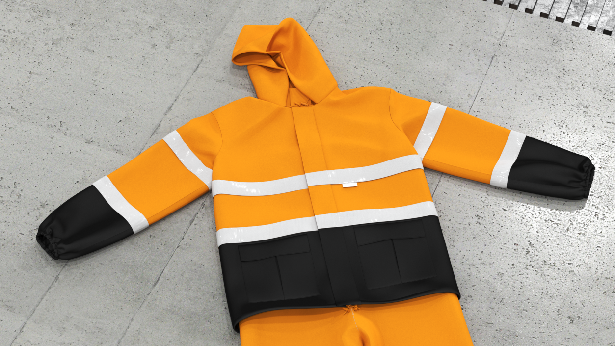 Safety Rain Suit High Visibility 3D