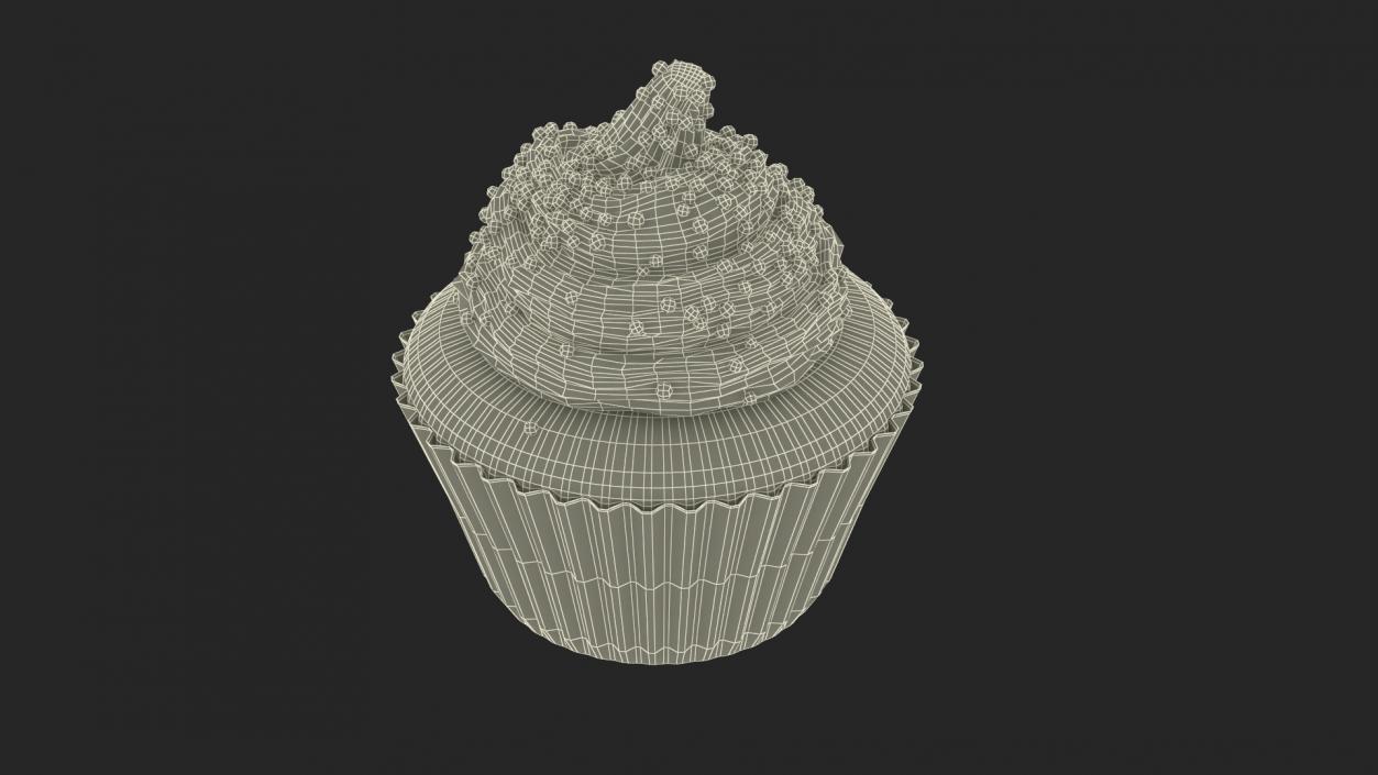 3D Mug of Coffee with Cupcakes Collection model