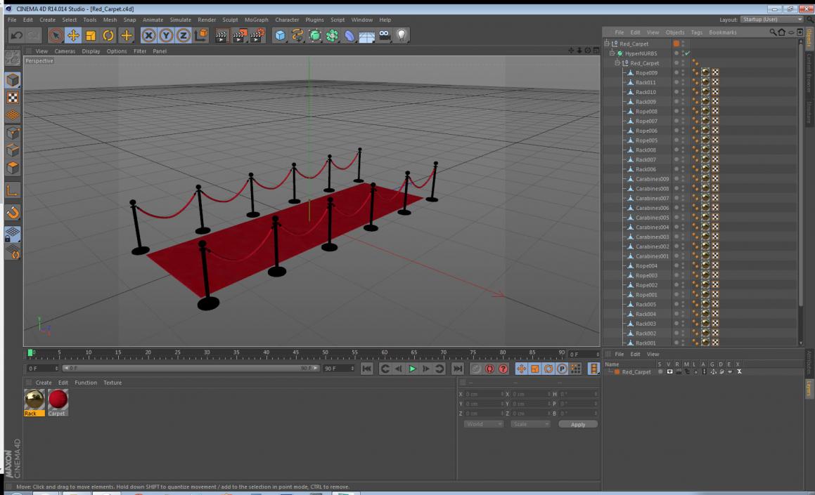 3D model Red Carpet