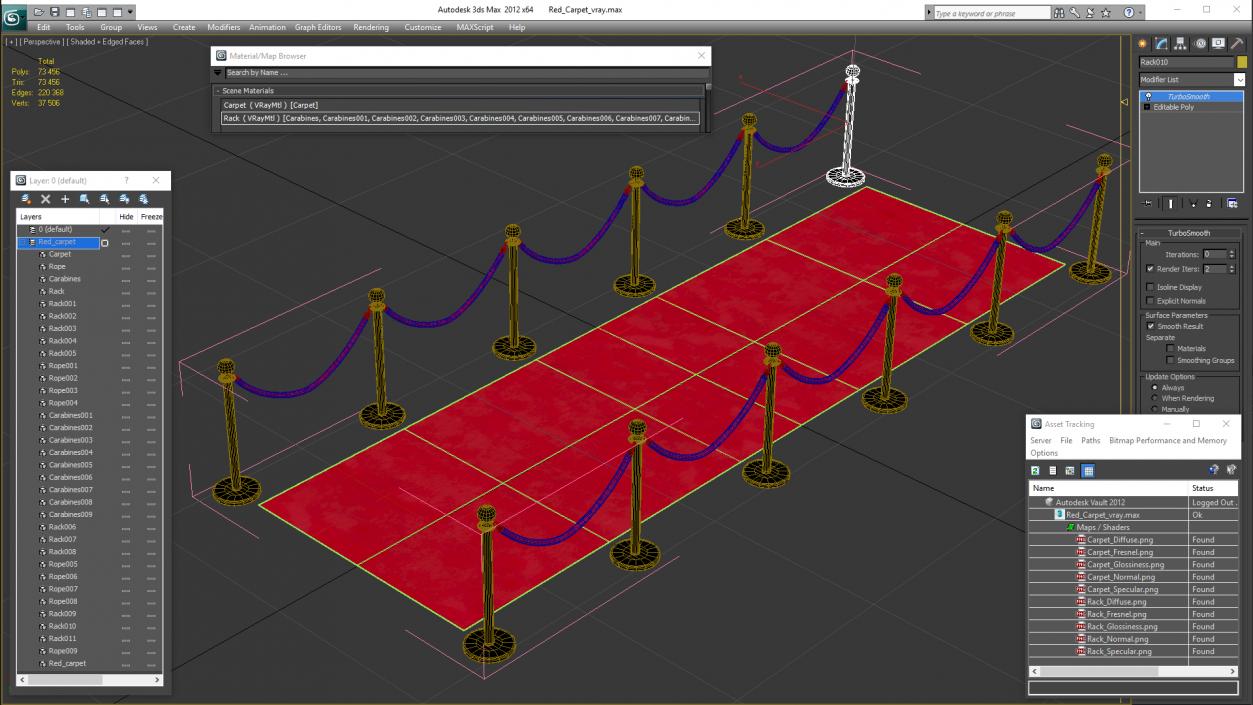 3D model Red Carpet