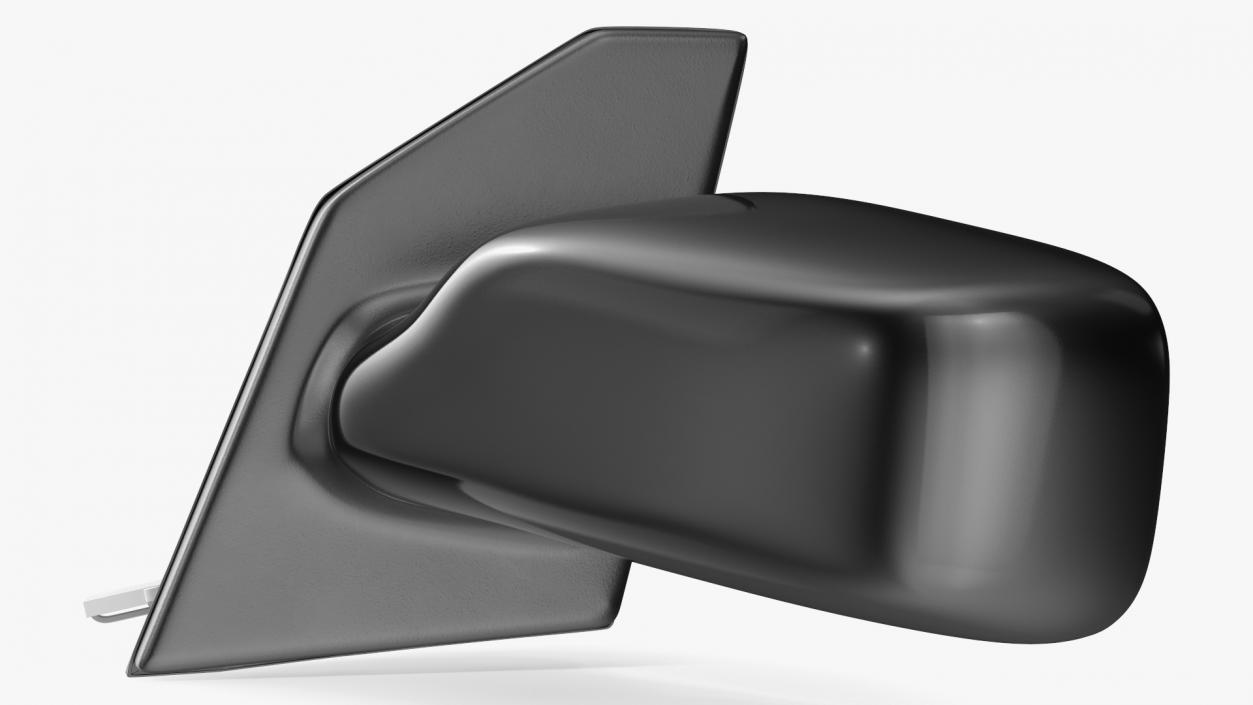 3D Car Side View Mirror Left Black